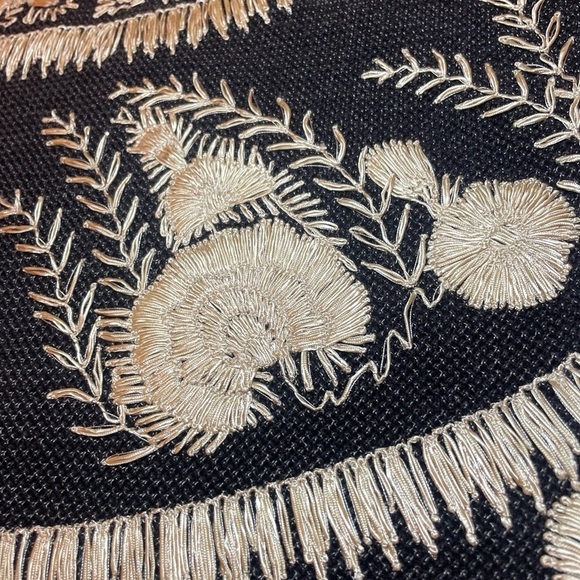 Ralph Lauren Collection Purple Label Embroidered Raffia Silk Dress Pencil Skirt - Picture 10 of 14